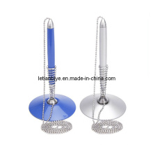 High Quality Metal Desk Pen with Ball Chain (LT-Y048)